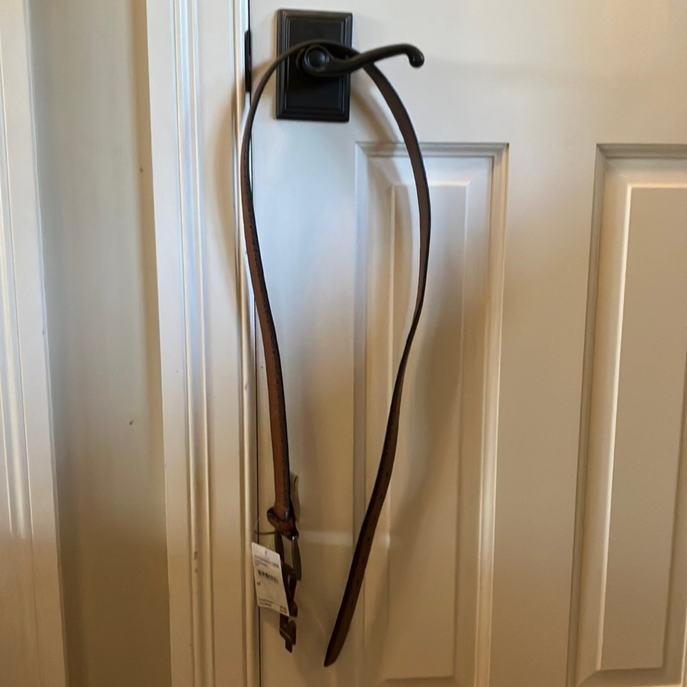 Trafalgar Mens 42” Brown Leather Belt